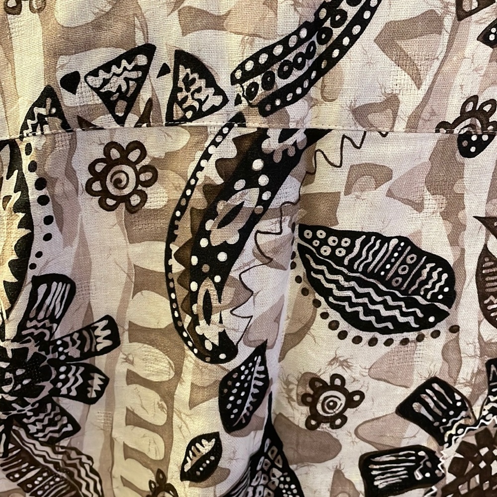 Alfred Dunner linen short sleeve button down - Picture 5 of 6